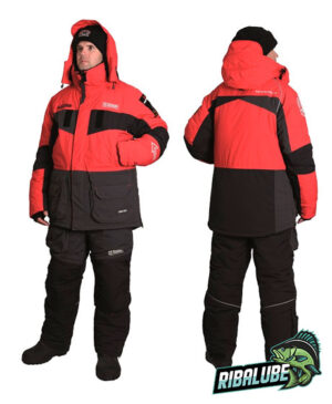 Костюм зимний Alaskan NewPolar 2.0 красный/серый/черный  XL (куртка+полукомбинезон)