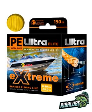 Плетеный шнур PE ULTRA EXTREME (бобина) (0,80, Yellow, 150-м)