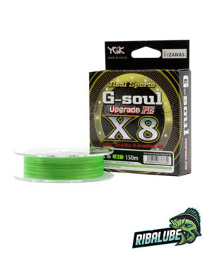 Шнур YGK G-Soul Upgrade X8 150m 1,5 (0.205 mm) 30 lb (14 kg)