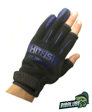 Перчатки HITFISH Glove-04 (цв. Синий; размер: L)