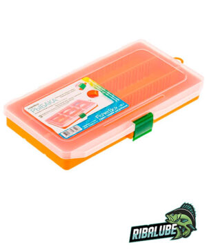Коробка рыбака fisherbox 216sh orange (22x12x02) slim