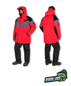 Костюм зимний Alaskan Dakota красный/серый/черный   XL (куртка+полукомбинезон)