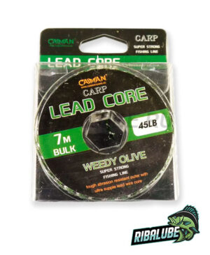 Лидкор Caiman Lead Core 7m 45lbs Weedy Olive 215854