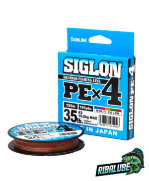 Шнур Sunlline SIGLON PE X4 (Multi color) 150 m #1.2 (20 lb, 9.2kg)
