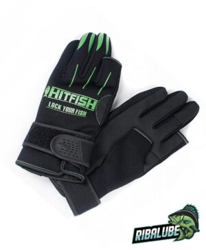 Перчатки HITFISH Glove-01 (цв. Зеленый; размер: L)
