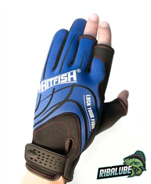 Перчатки HITFISH Glove-05 (цв. Синий; размер: L)