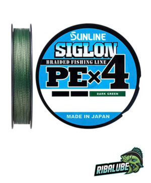 Шнур Sunlline SIGLON PE X4 (dark green) 150 m #0.8, (12 lb, 6.0kg)