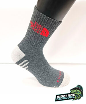 Термоноски Trekking Socks (51% cotton,32% coolmax,17%spandex),цв.тем.серый-серый,р-р 41-43(1пара/уп)